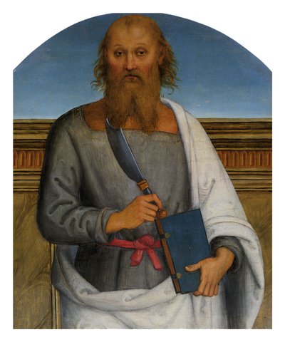 Altarpiece of Saint Augustine (Saint Bartholomew) by Pietro Perugino